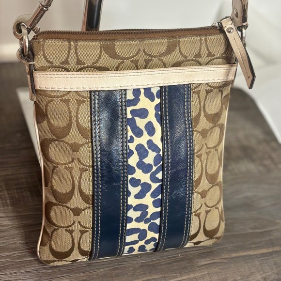 Coach Handbags - Coach ocelot leopard y2k swingpack crossbody bag cool girl jacquard monogram